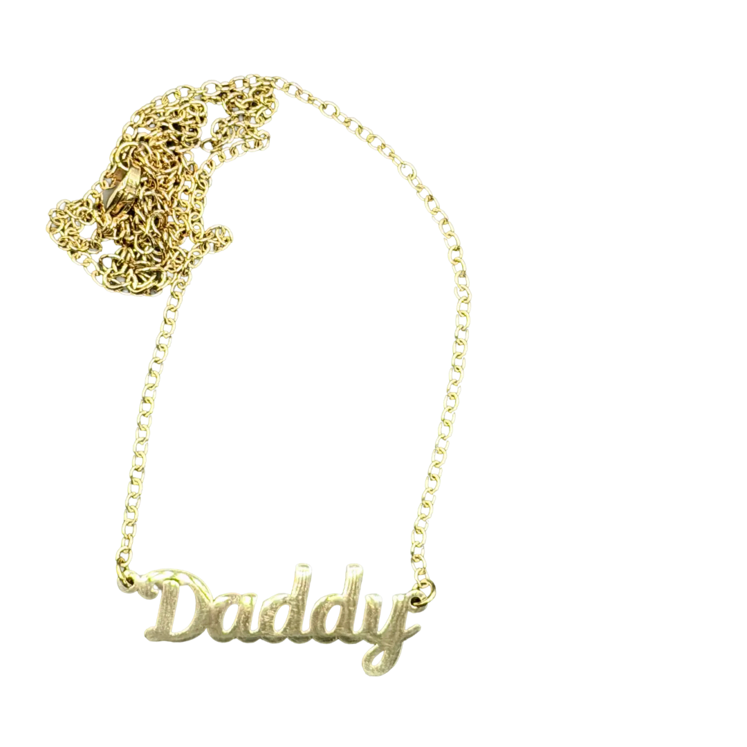 HOLR Statement Necklace Daddy in Gold
