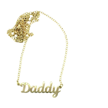 HOLR Statement Necklace Daddy in Gold